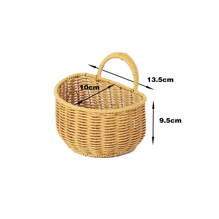 Handwoven Rectangular Storage Basket Bowlift