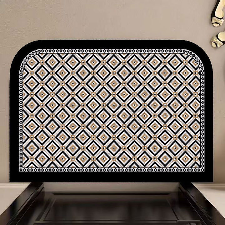 Geometric Pattern Area Rug Bowlift