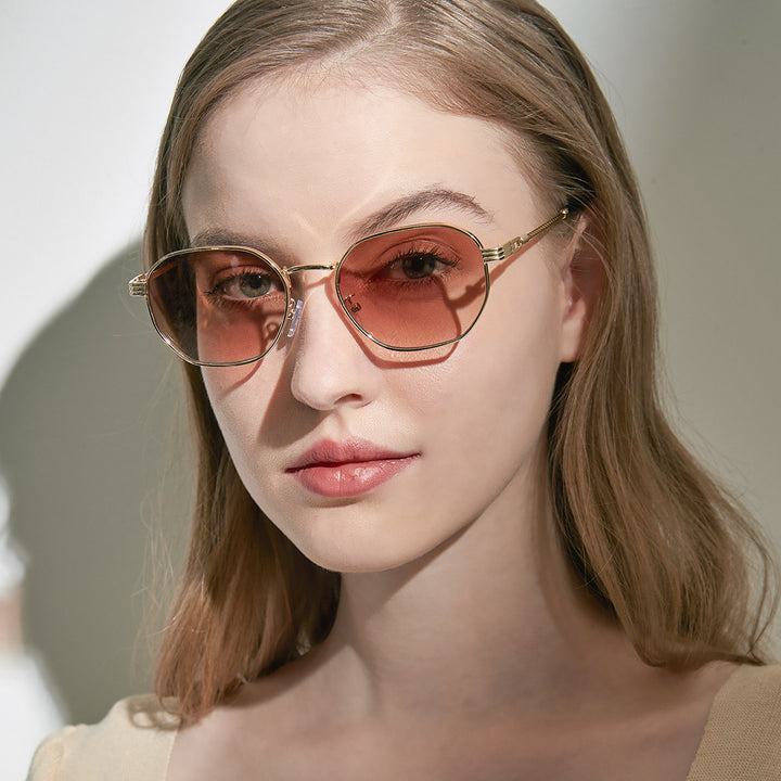 Women’s fashionable sunglasses with high-quality metal frame and elegant lenses Bowlift