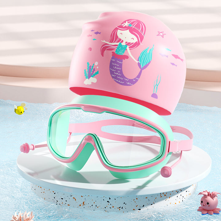 Kids Fun Tiger-Themed Swim Set Bowlift