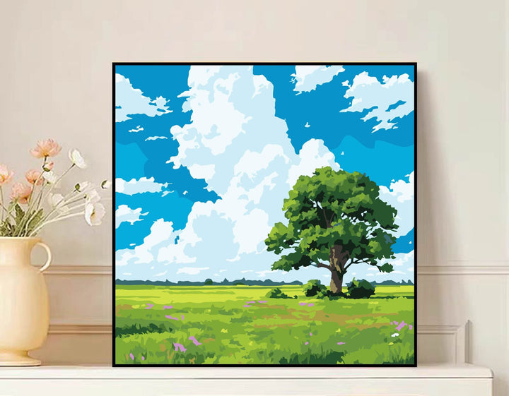 Scenic Mountain Landscape Canvas Art Bowlift