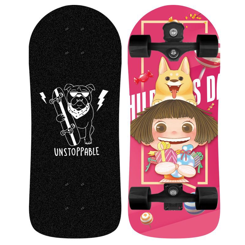 Unicorn-Themed Graphic Skateboard Bowlift