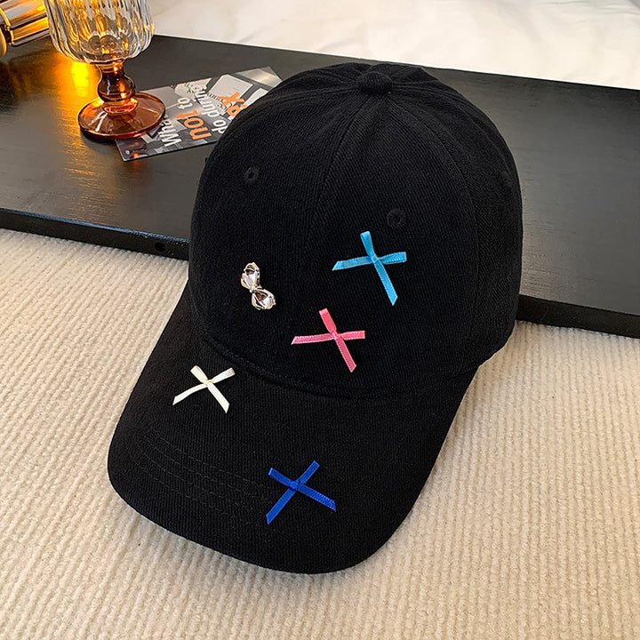 Women's Embellished Ribbon-Accent Cap Bowlift