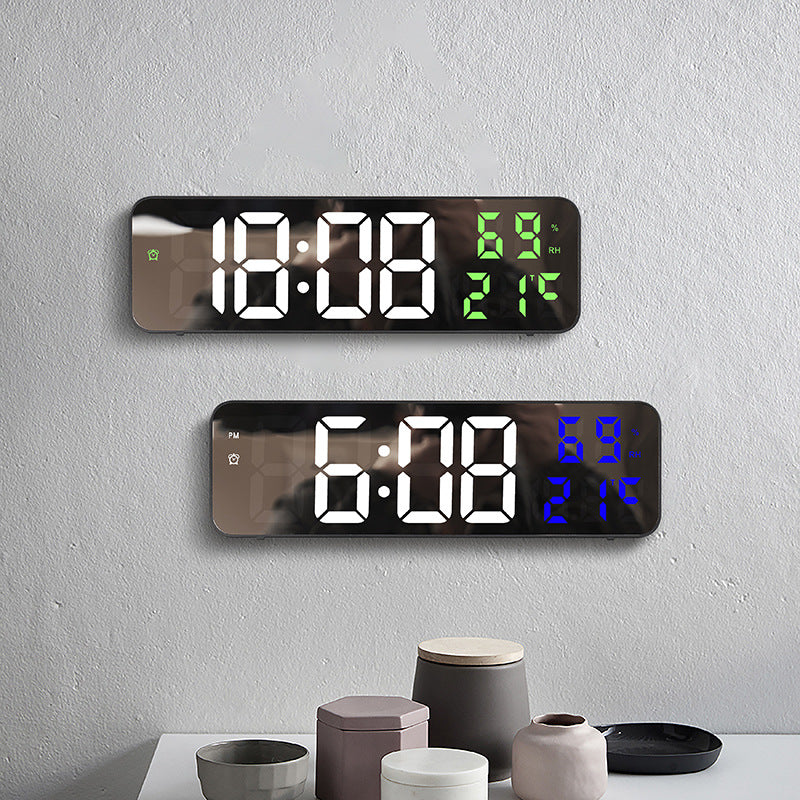 Digital Multifunction Alarm Clock with Hygrometer and Temperature Display Bowlift