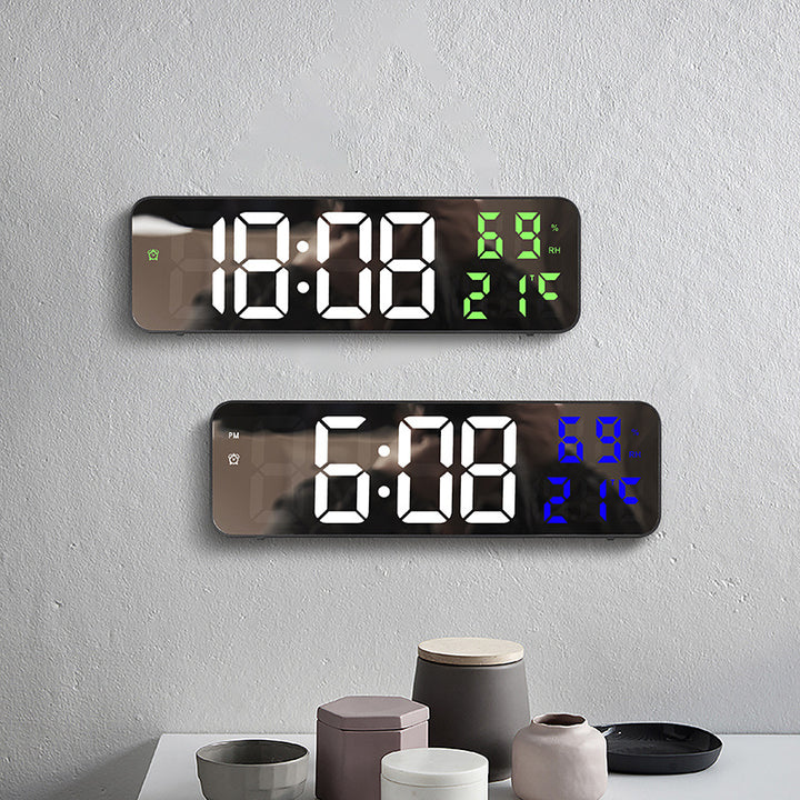 Digital Multifunction Alarm Clock with Hygrometer and Temperature Display Bowlift