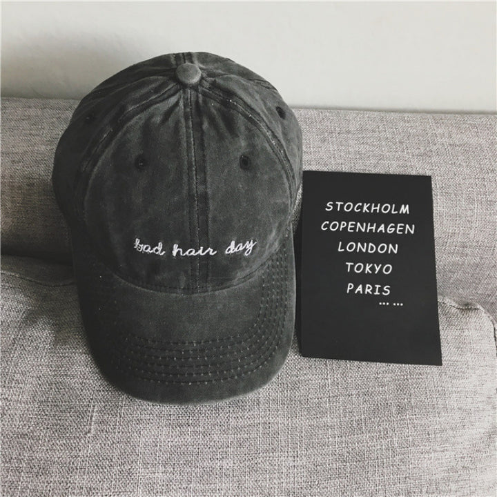 Women's Embroidered Casual Soft Cotton Baseball Cap Bowlift