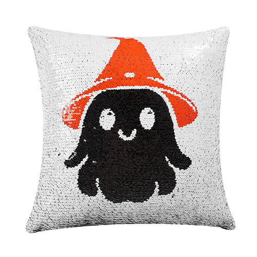 Reversible Sequin Decorative Pillow