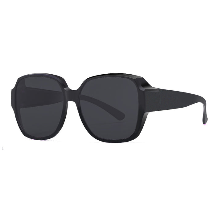 Women's Square Sunglasses with Wide Frame and UV Protection Bowlift