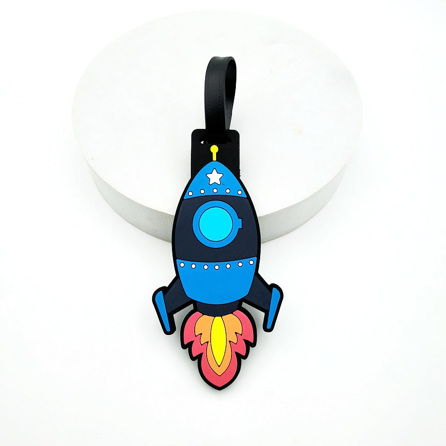 Rocket Design Luggage Tag Bowlift