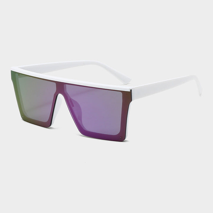 Women oversized sunglasses in futuristic design Bowlift