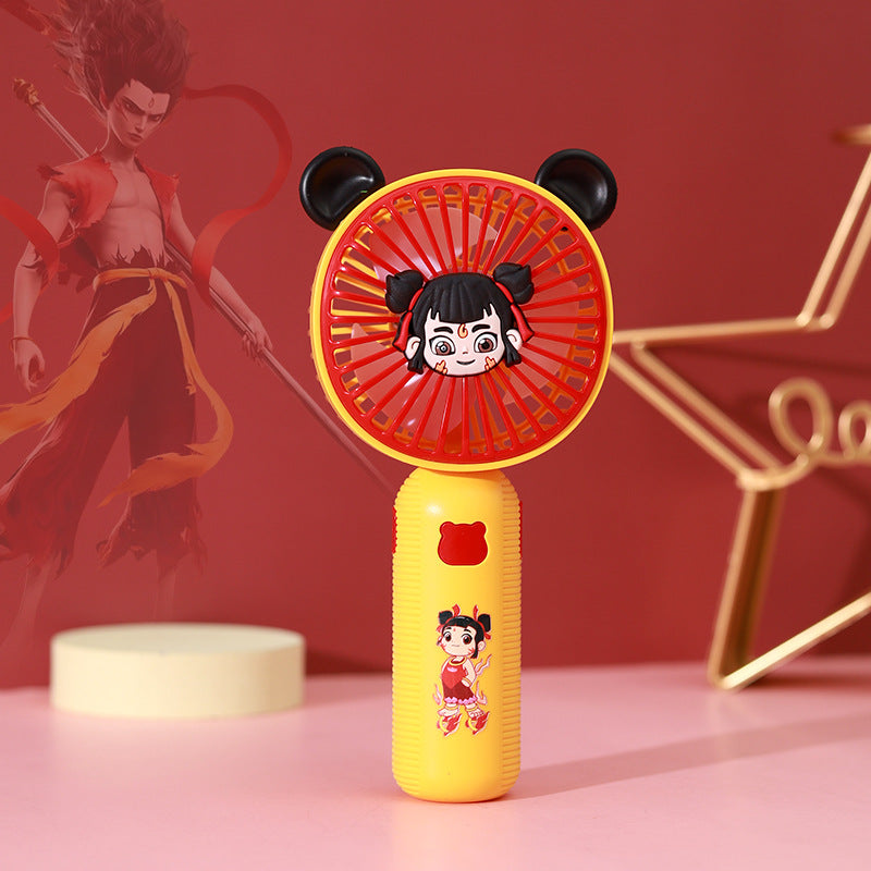 Women's Hand Fan with Cartoon Design Bowlift