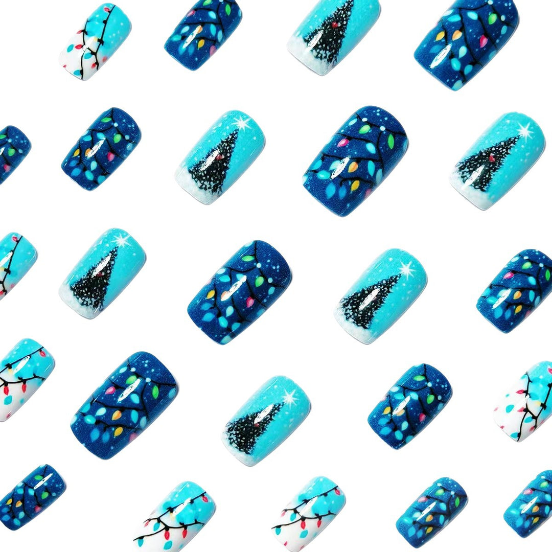 Artistic Holiday Nail Art Bowlift
