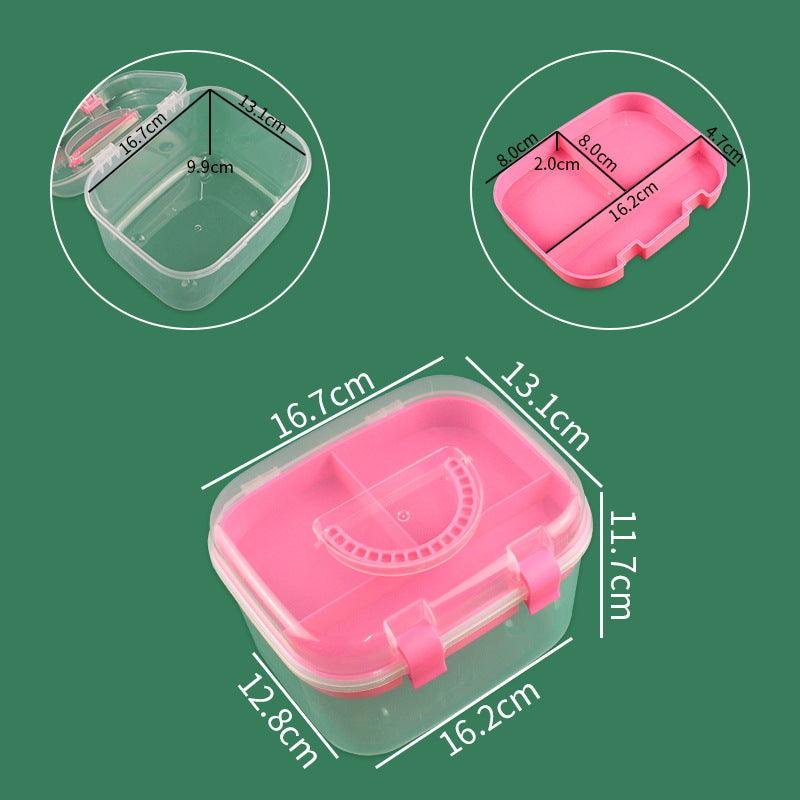 Multi-Compartment Food Storage Box Bowlift