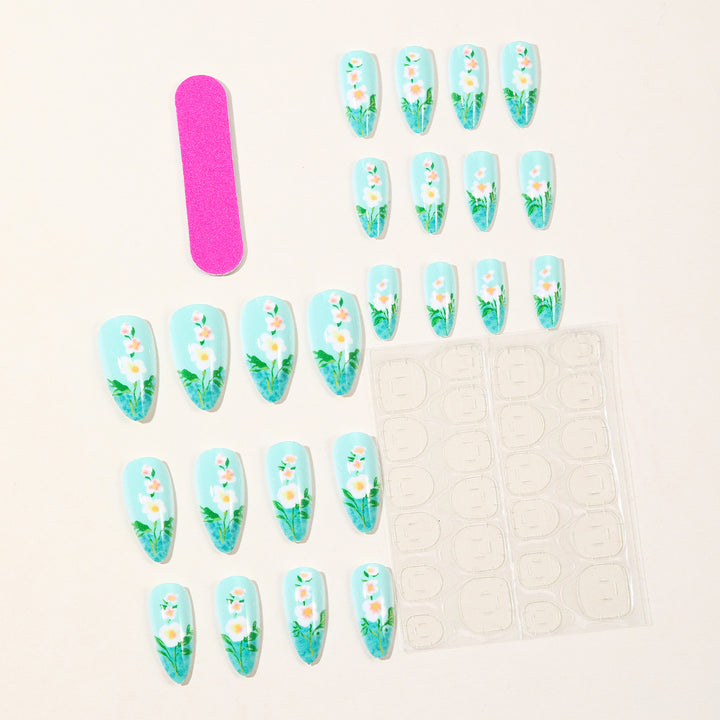 Floral Art Acrylic Nail Extensions Bowlift 1789713288