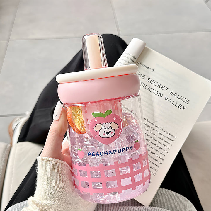 Women's Fun Drinking Cup with Silicone Lid Bowlift