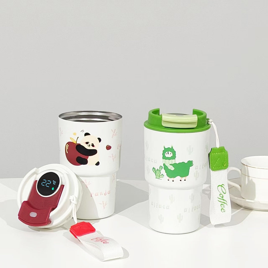 Women's high-quality coffee mug with silicone lid Bowlift