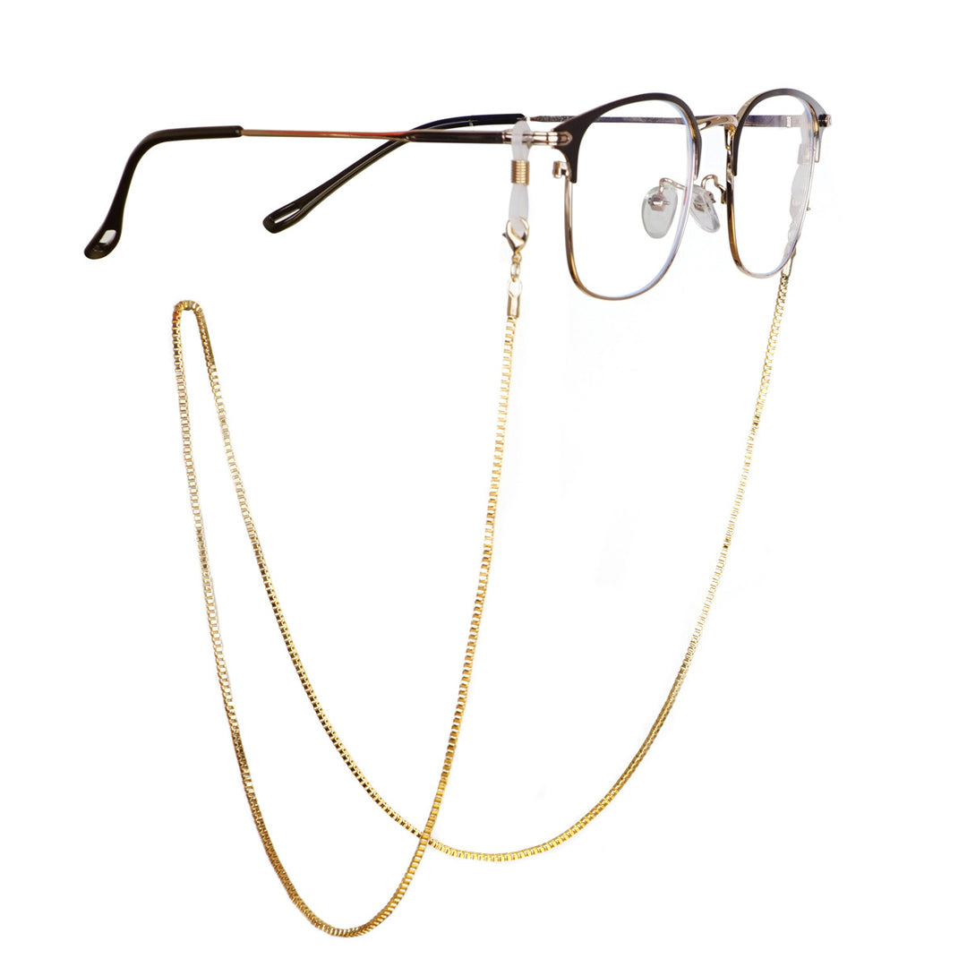 Sleek Metal Eyewear Chain Bowlift