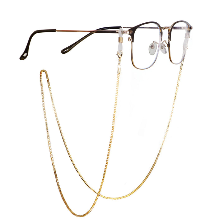 Sleek Metal Eyewear Chain Bowlift