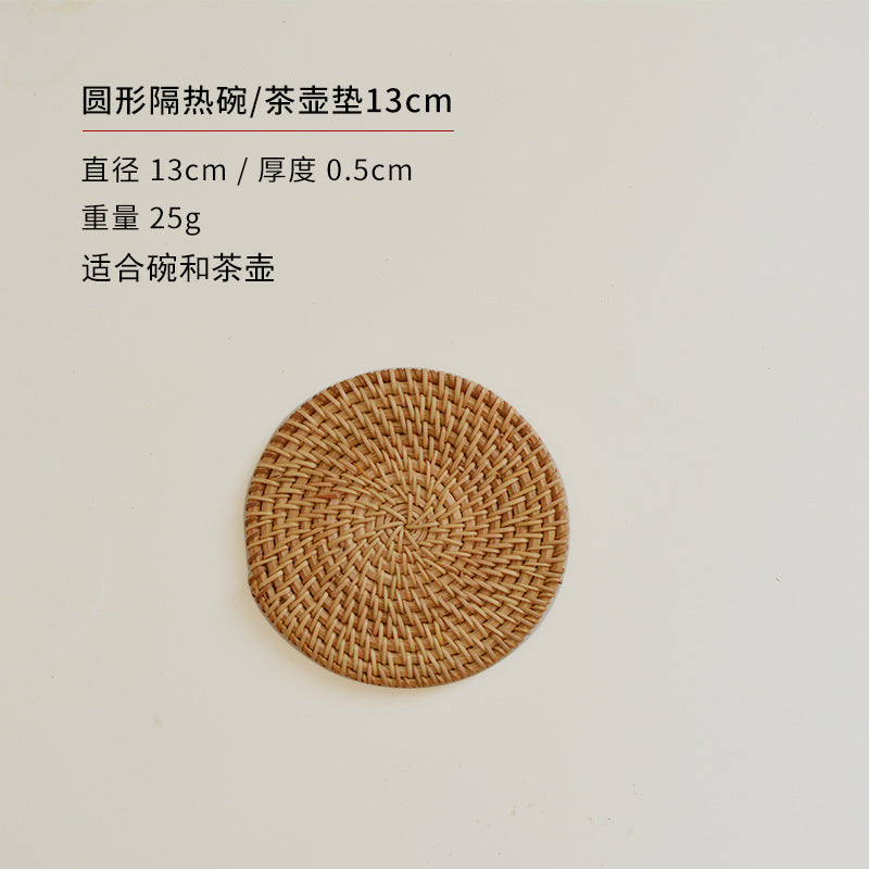 Ladies stylish handmade coaster from natural material Bowlift