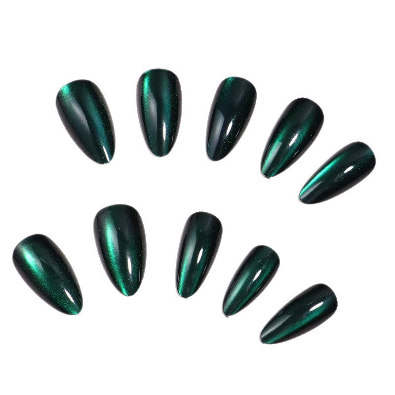 Premium Glossy Stiletto Press-On Nail Set Bowlift