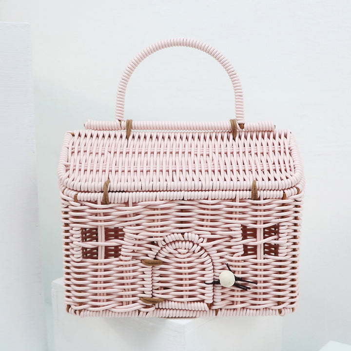 Handcrafted storage basket in the house design Bowlift