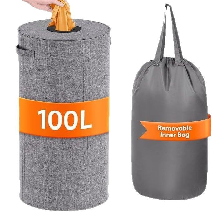 Large laundry basket with removable inner bag Bowlift