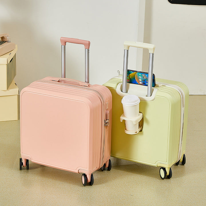 Men's Lightweight Compact Travel Suitcase Bowlift