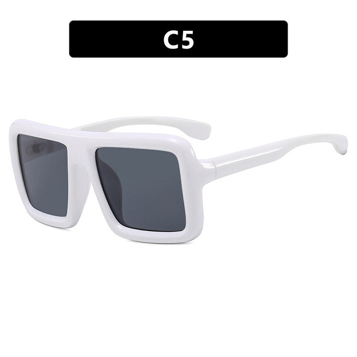 Women's sunglasses in a modern, rectangular design with high UV protection function Bowlift