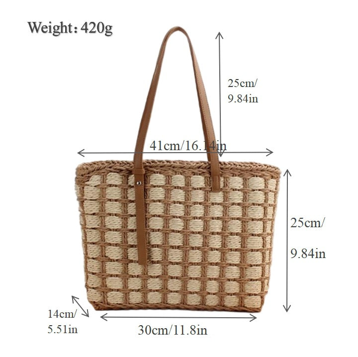 Handwoven basket bag Bowlift