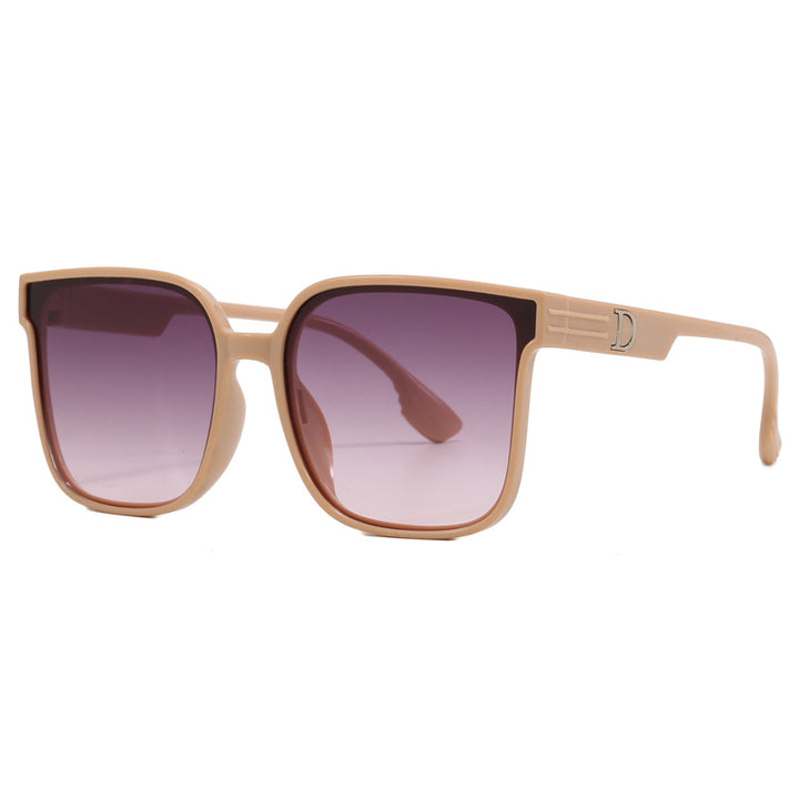 Women stylish square sunglasses with transparent frame Bowlift