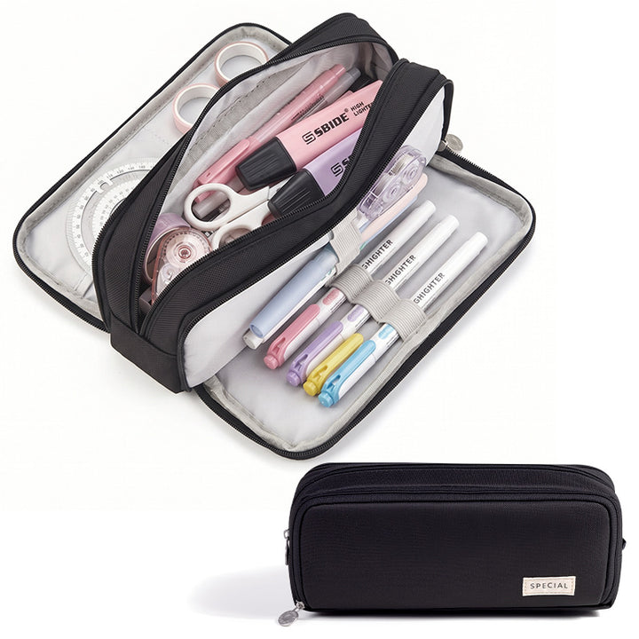 Versatile Multi-Compartment Pencil Case Bowlift