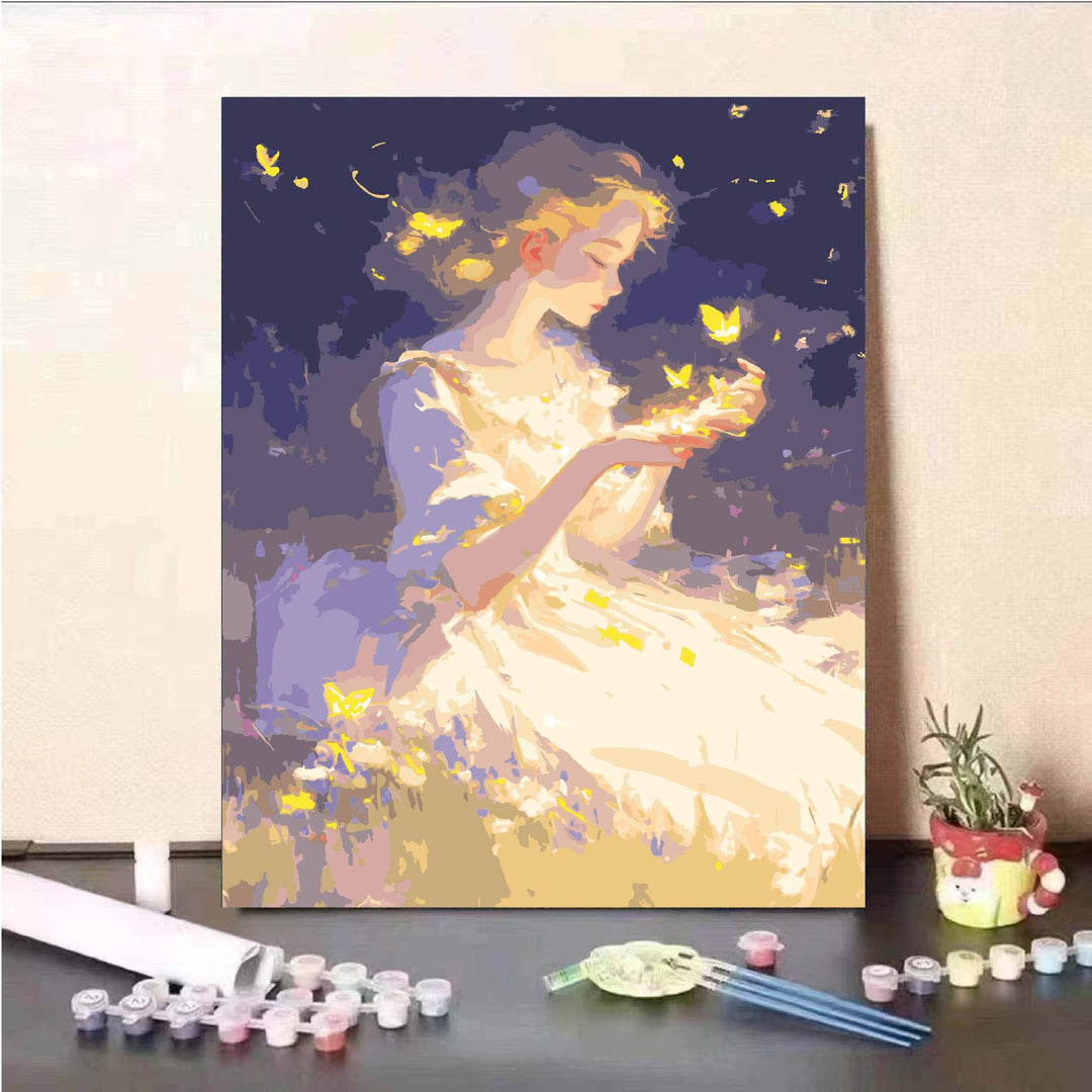 Dreamy Night Sky Canvas Art Kit Bowlift