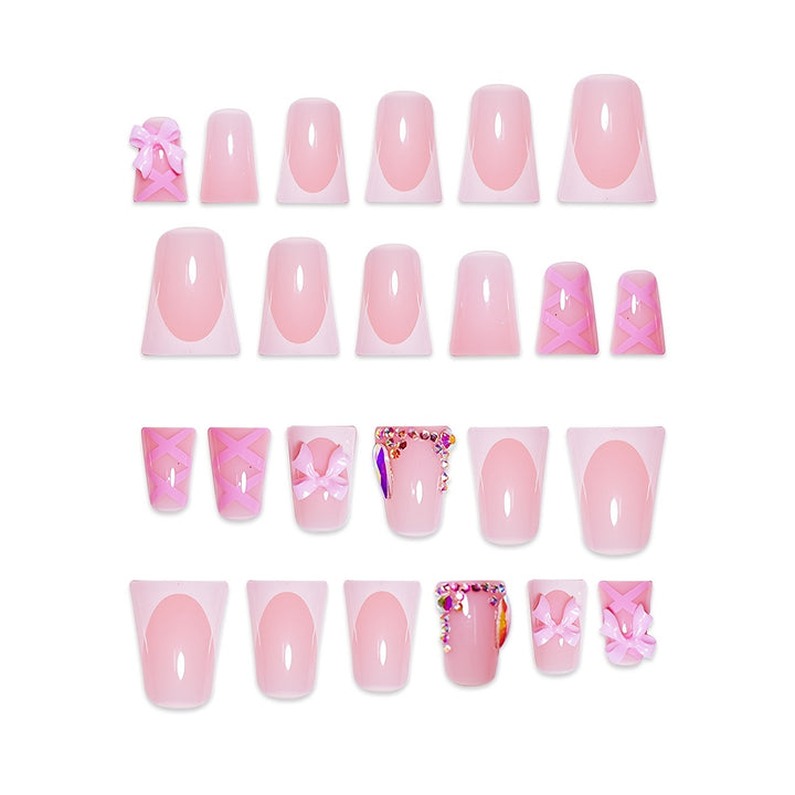 Decorative Press-On Nail Art Set Bowlift