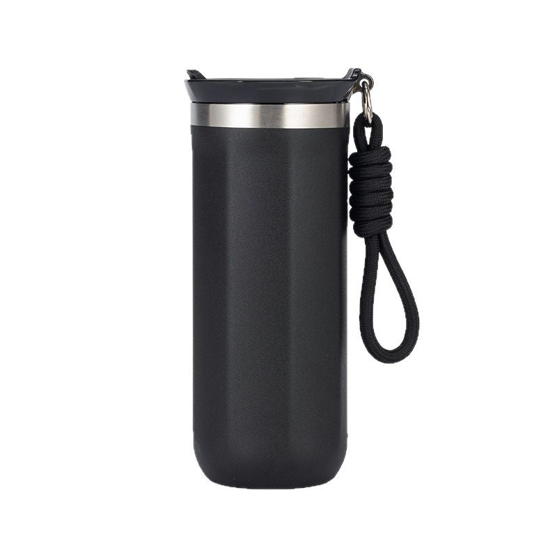 Women's Stylish Thermos Bottle with Carry Strap Bowlift