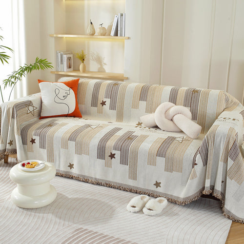 Decorative Knitted Throw Blanket