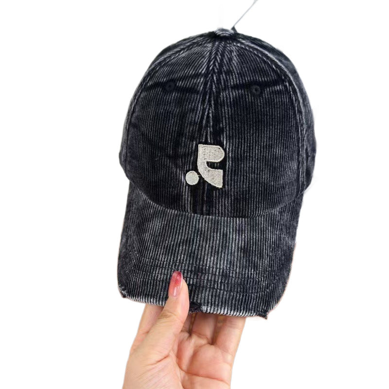 Women's Velvet Textured Baseball Cap Bowlift