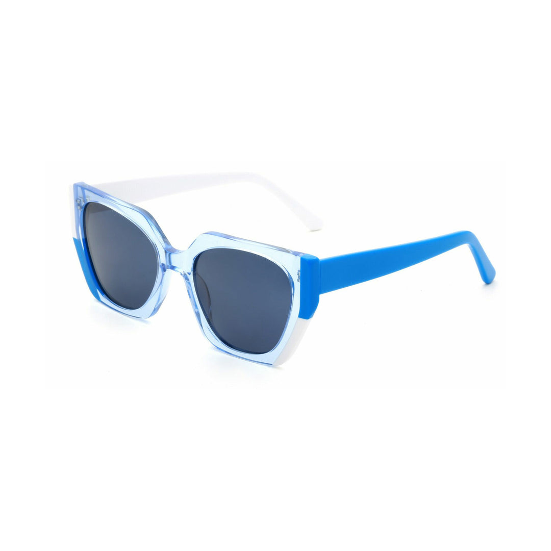 Women's designer sunglasses with angular frame and polarized lenses Bowlift
