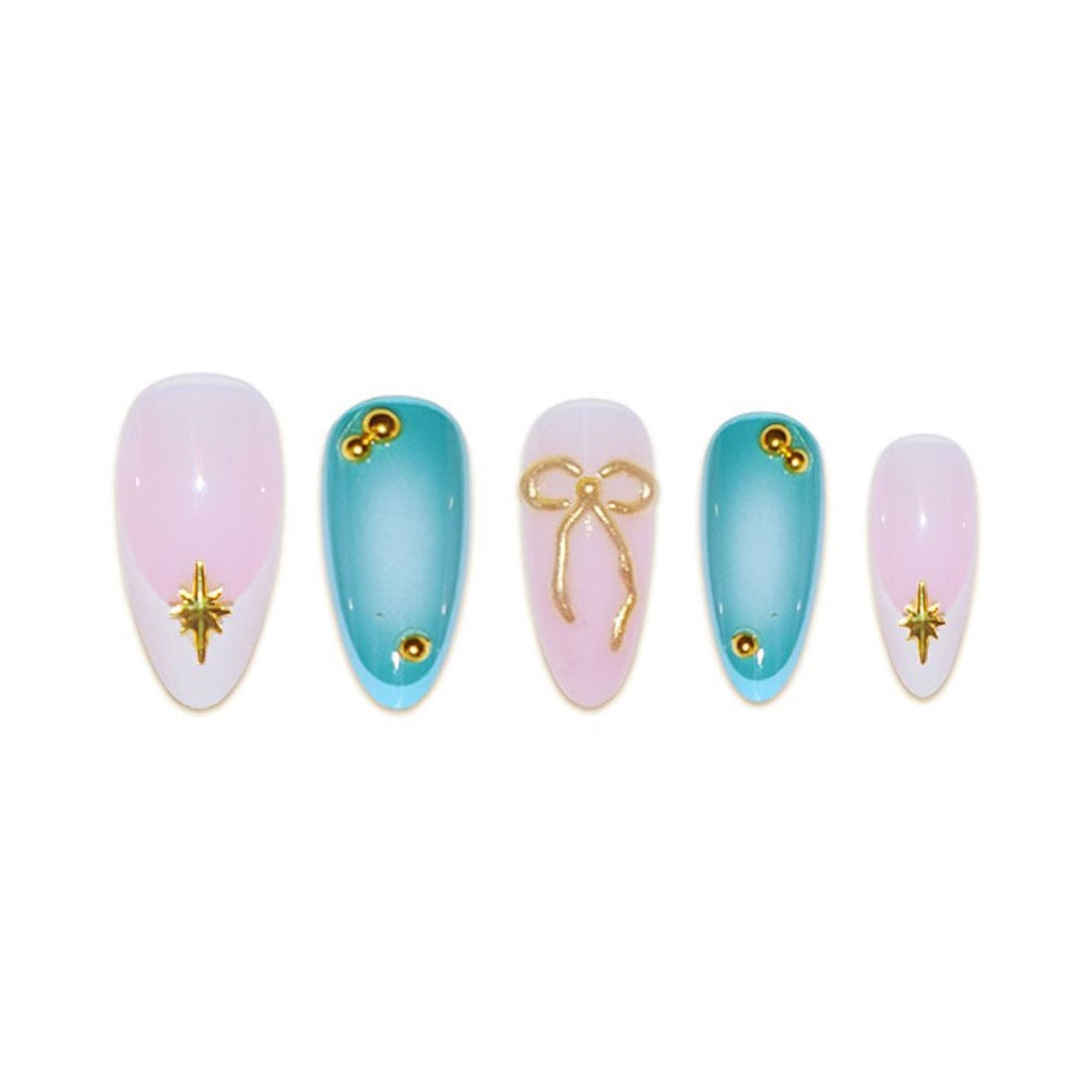 Glamorous Stiletto Nail Extensions Bowlift