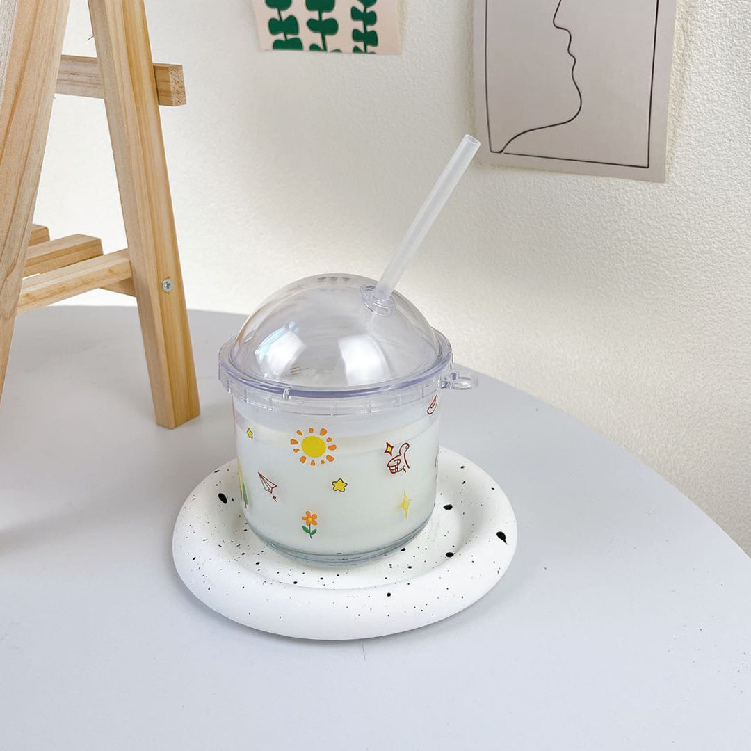 Unisex drinking cup with decorative animal design Bowlift