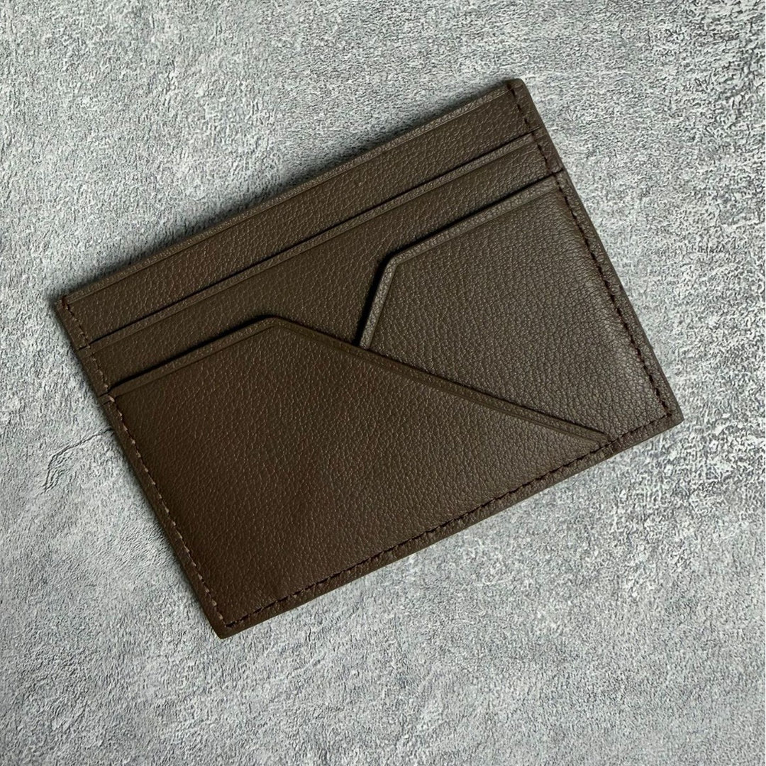 Minimalist Leather Card Case Bowlift