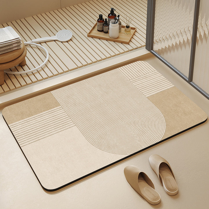 Modern Abstract Area Rug Bowlift