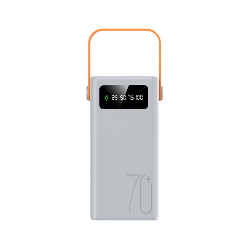 Portable solar charger with multifunctional LED display Bowlift