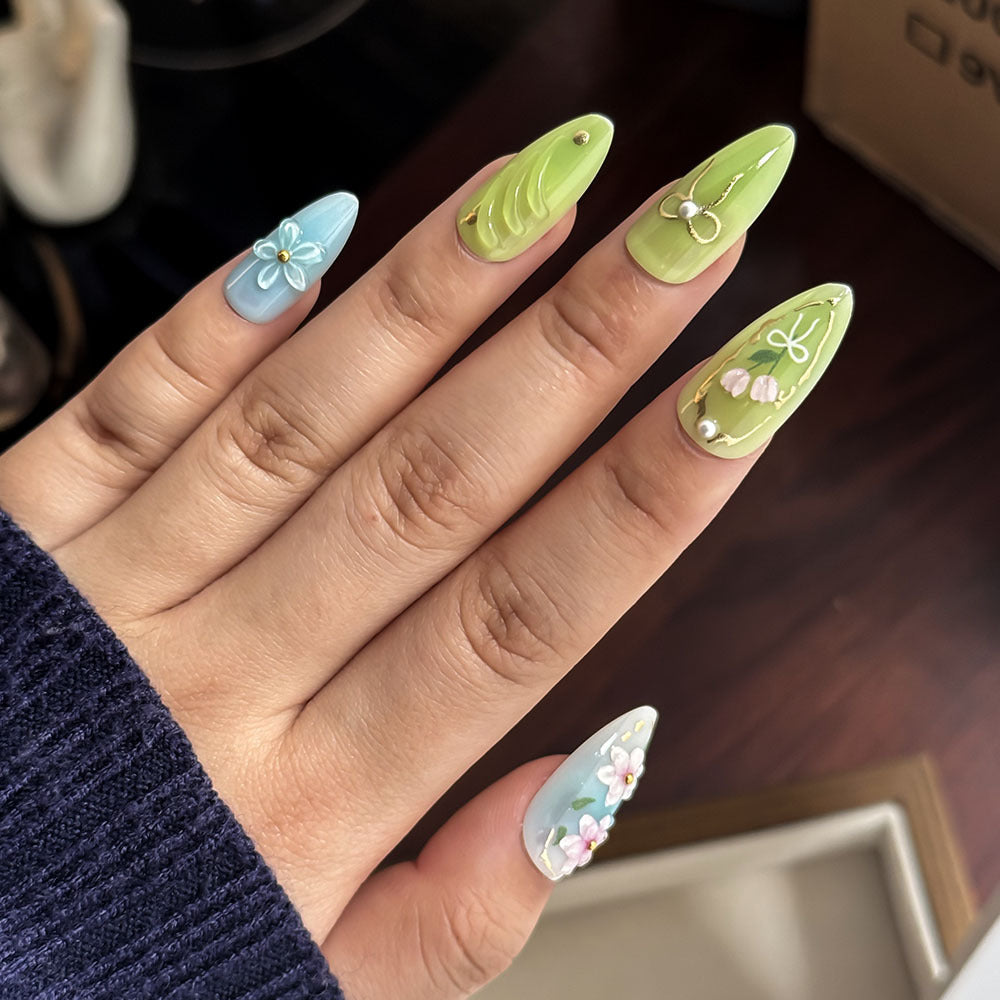 Artistic Floral Nail Design Kit Bowlift