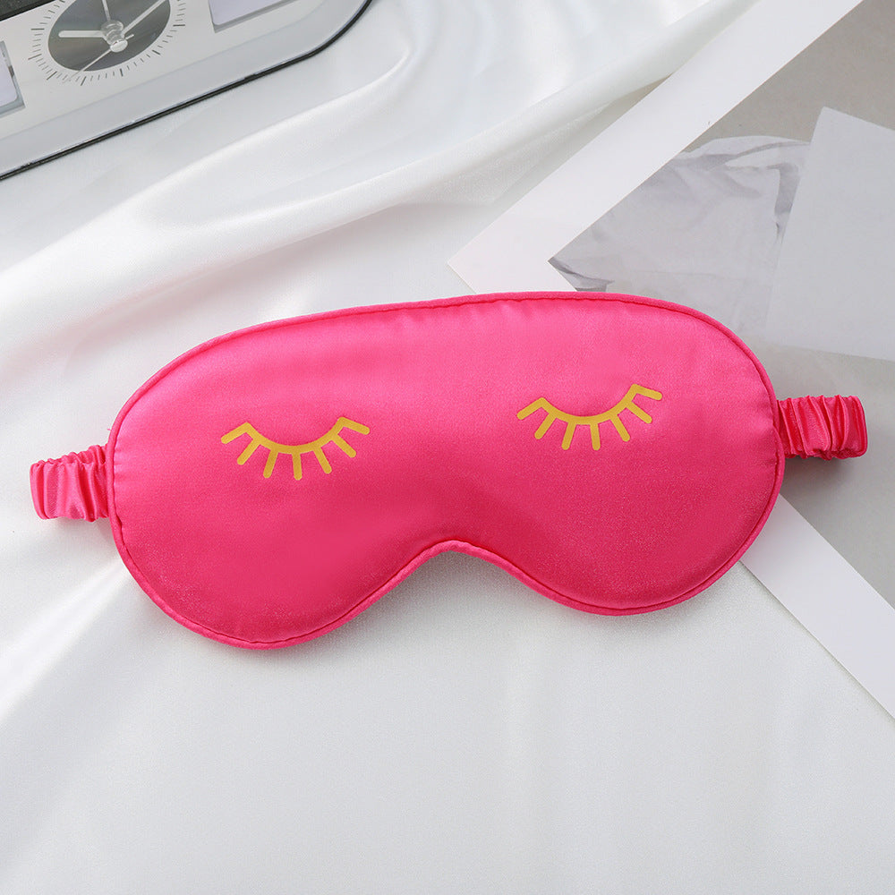 Women's luxuriously silky sleep mask with soft padding and elastic adjustable band Bowlift