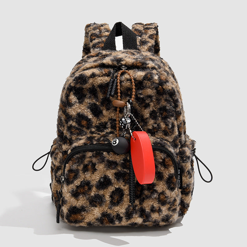 Stylish Faux Fur Backpack