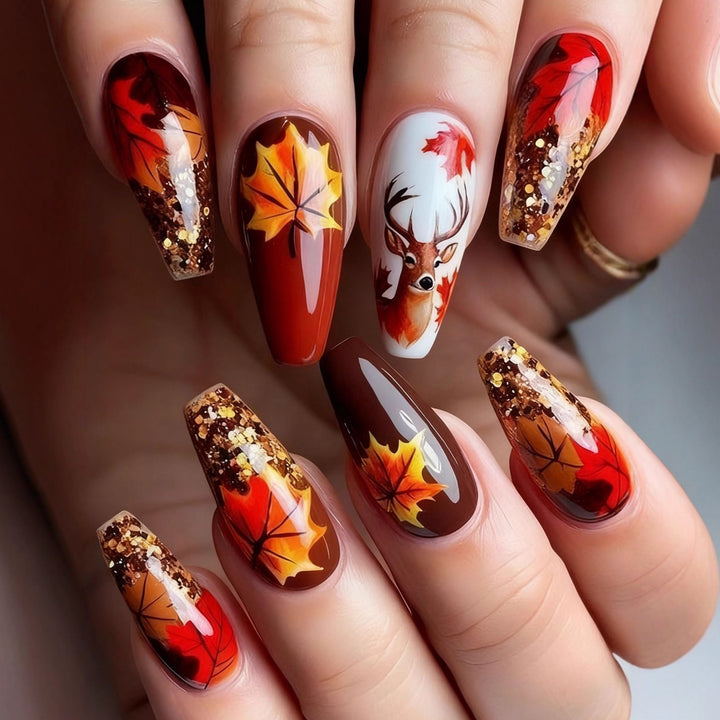 Autumn Art Nails Bowlift