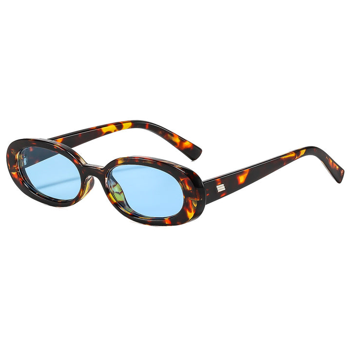 Women's fashionable sunglasses with oval frame and trendy lenses Bowlift