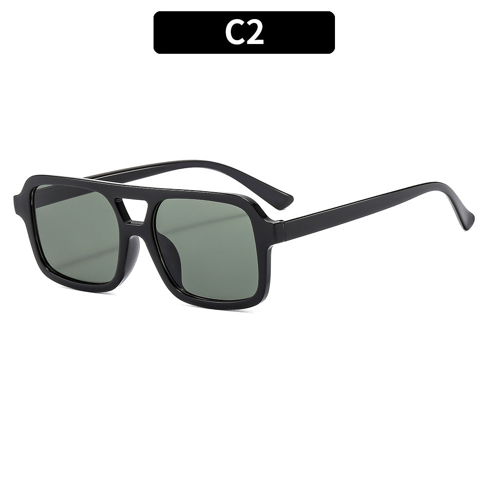 Modern Square Frame Sunglasses