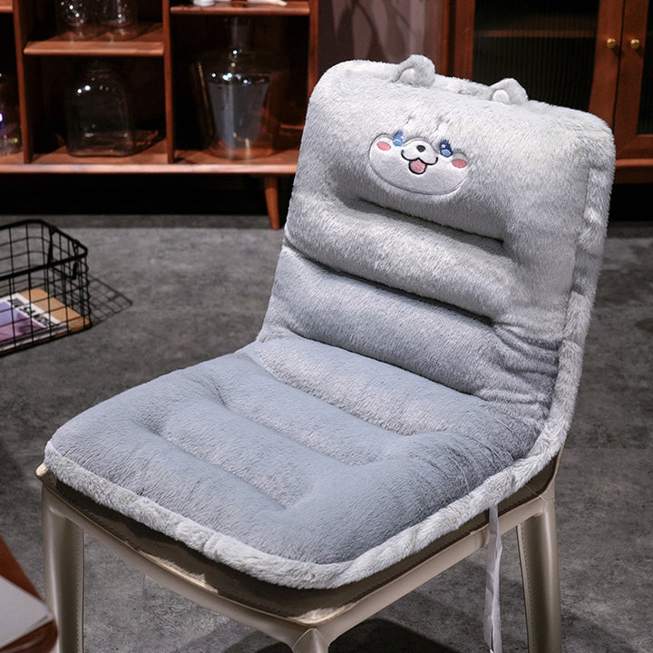 Plush seat cushion with animal design Bowlift