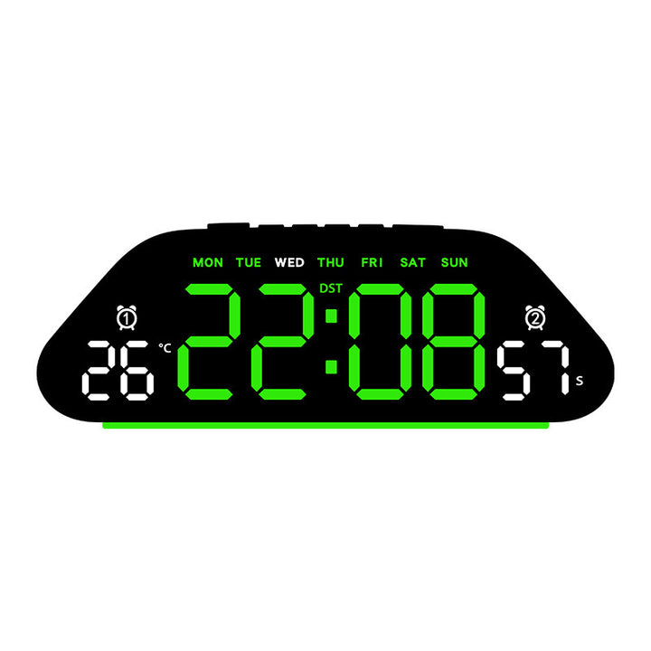 Digital Alarm Clock with Versatile Features Bowlift